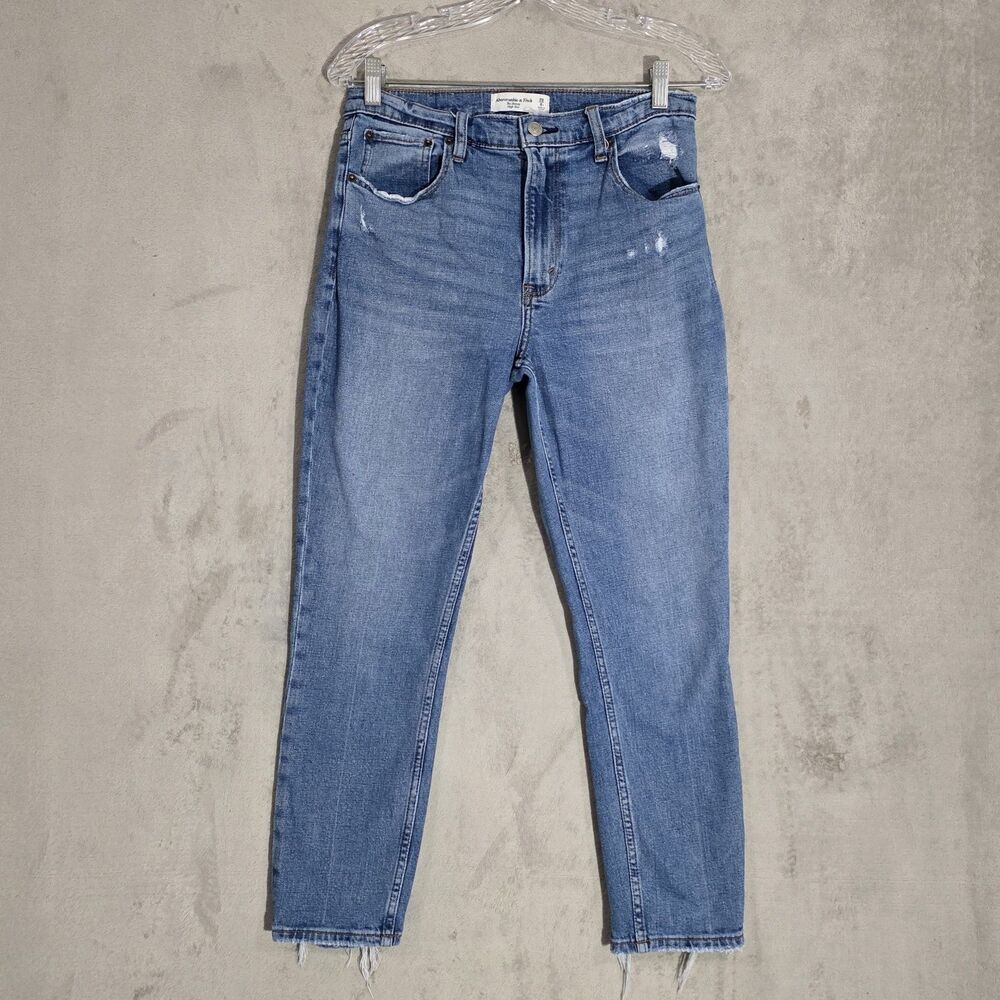Abercrombie & Fitch The Skinny High Rise Jeans Blue sz 28/6